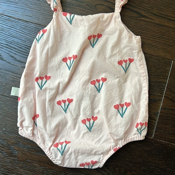 WYNKEN MUTED PINK CUORE ROMPER - Picture 5 of 5